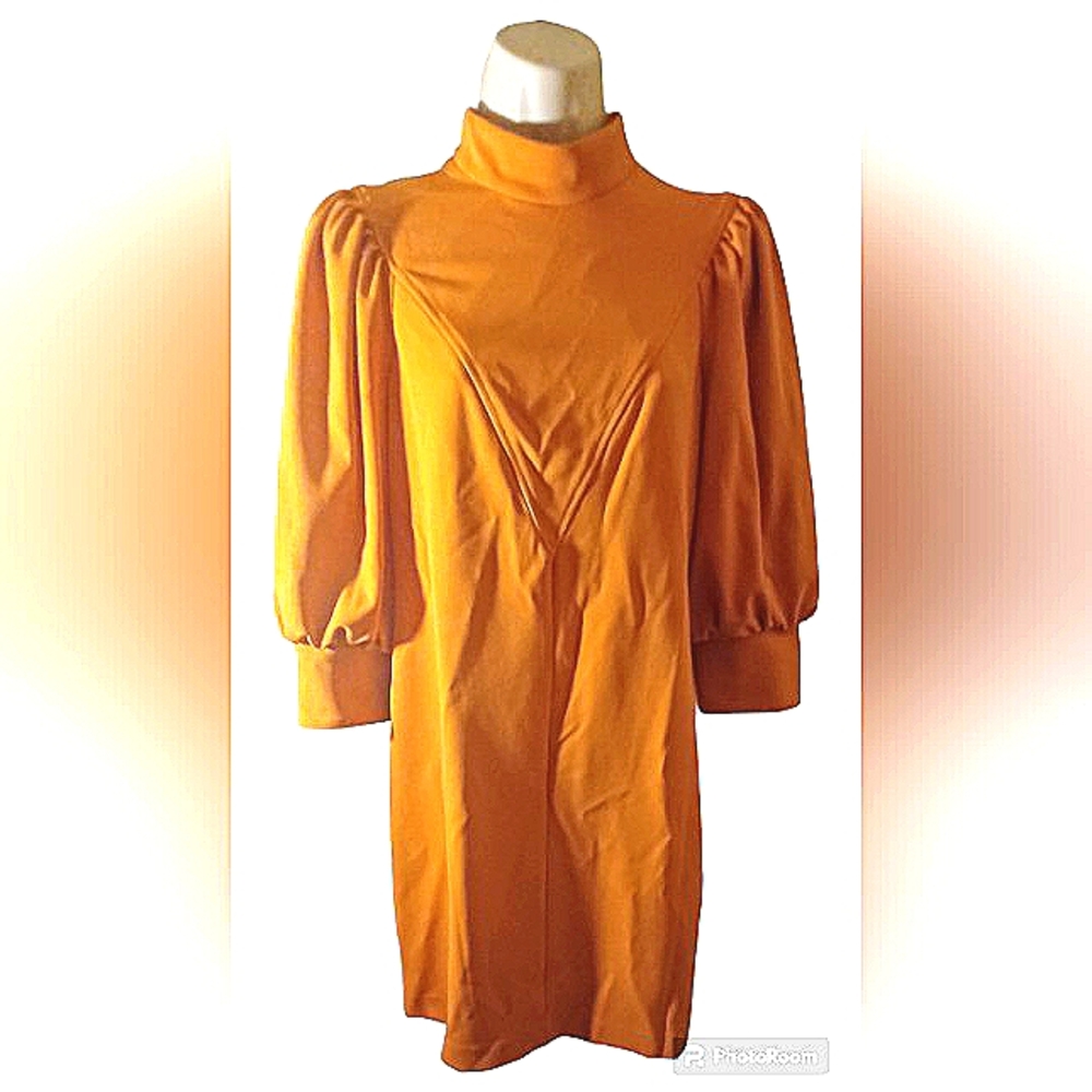 Calvin Klein Orange Midi Dress